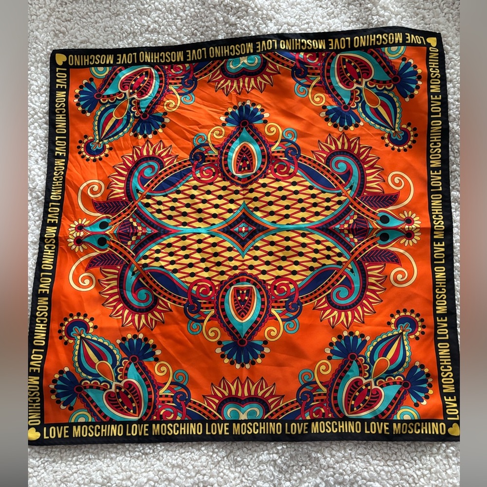 Love Moschino Silk Scarf